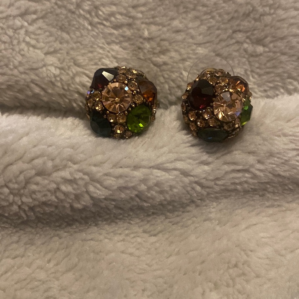 Sparkle bubble earrings.